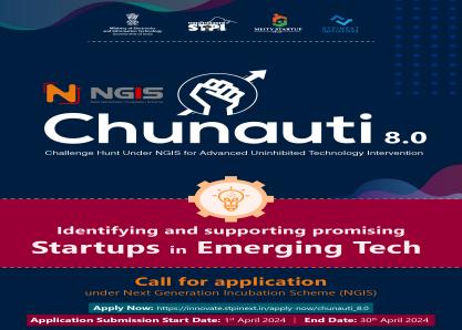 CHUNAUTI 8.0 - Call for Application